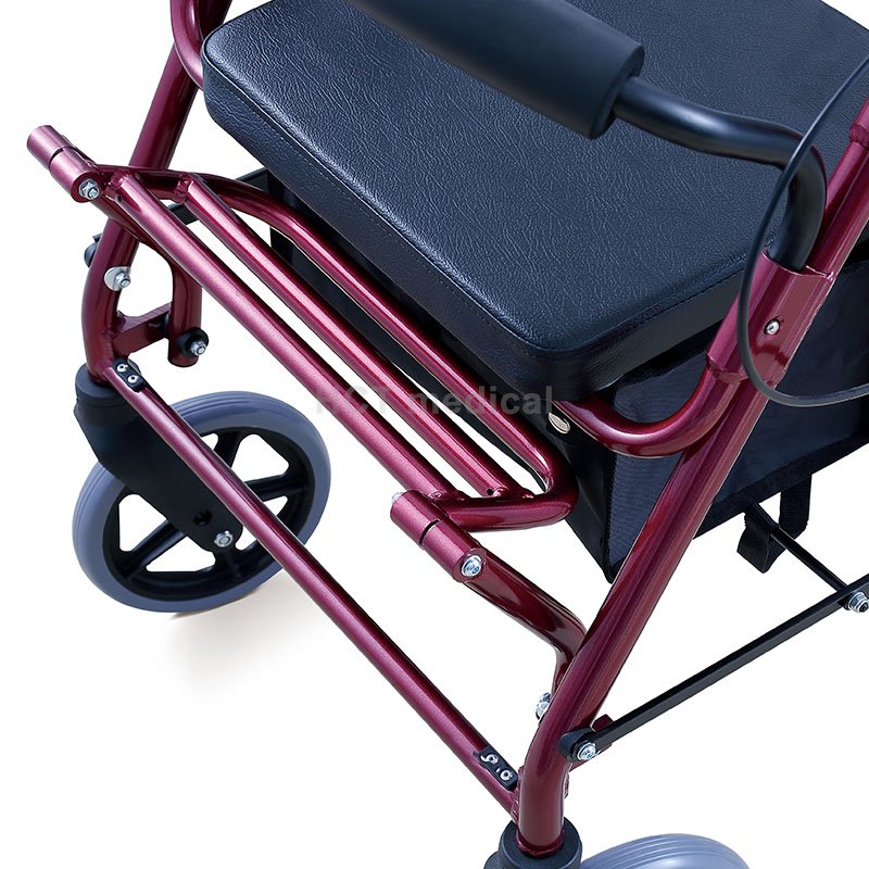 HCT Medical 2 in 1 Folding Transfer Chair/Rollator HCT-9111B Rollator Walker image21