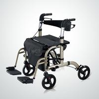 Rollator with footrest HCT-9124A