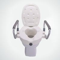 Raised Toilet Seat With Lid And Arms HCT-7060B-N
